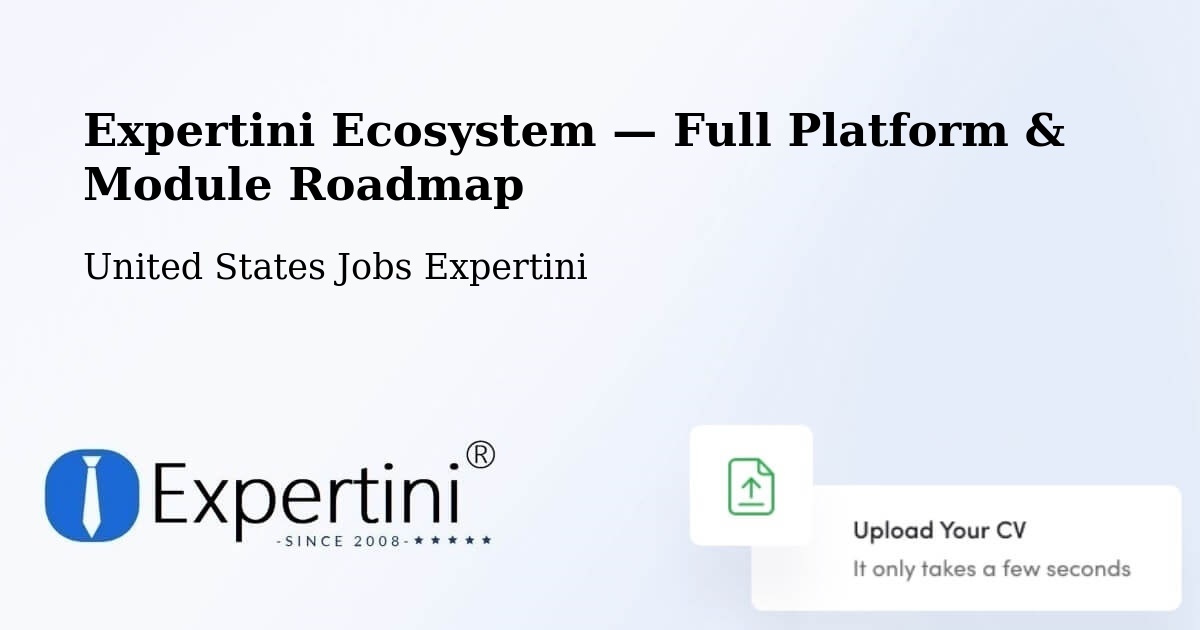 Expertini Ecosystem — Full Platform & Module Roadmap – Millis